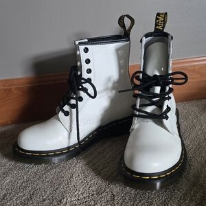 Dr. Martens Women's White Boots